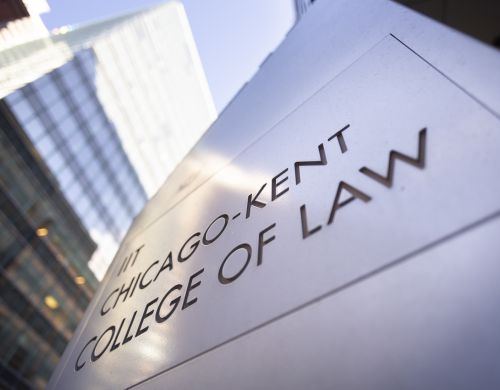 The Chicago Kent College of Law Signage