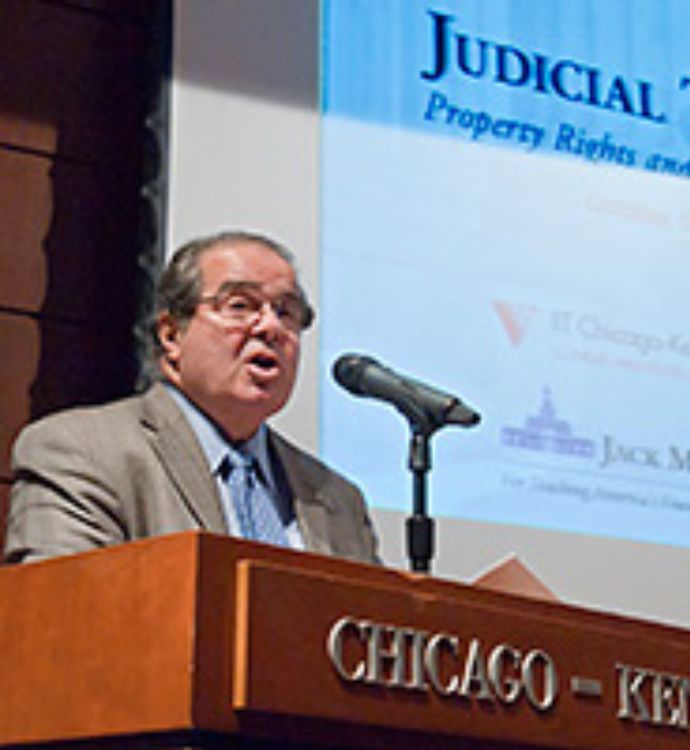 Justice Scalia speaking at ISCOTUS event