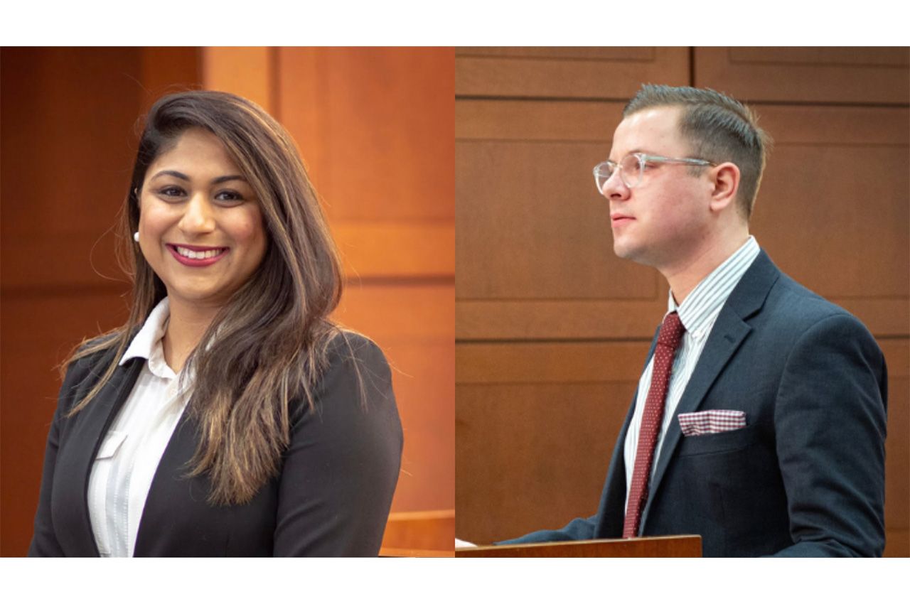 Hayden Dinges and Sakshi Jain