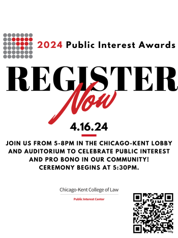 2024 Public Interest Awards flyer