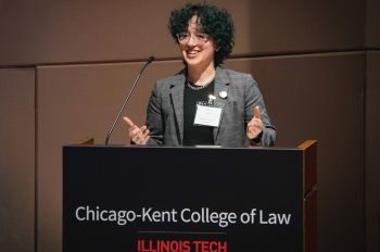 Tashi Gordillo '26 at the 2026 Public Interest Awards